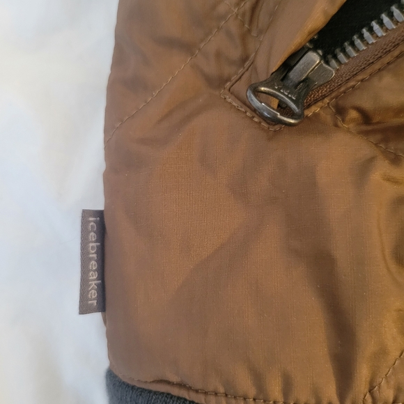 Icebreaker Brown Bomber Jacket - Picture 12 of 12